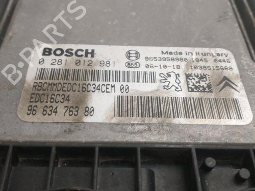 Engine control unit (ECU) CITROËN C4 Picasso I MPV (UD_)  | BP29340579M57 
