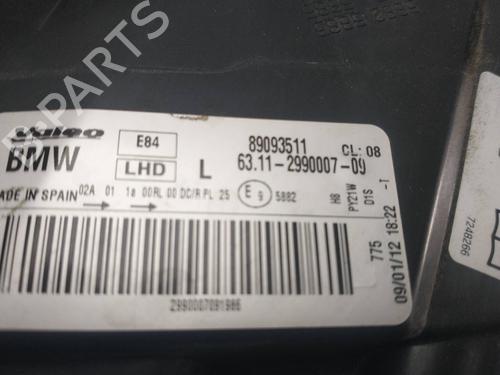Left headlight BMW X1 (E84) sDrive 18 d | BP9342436C28 