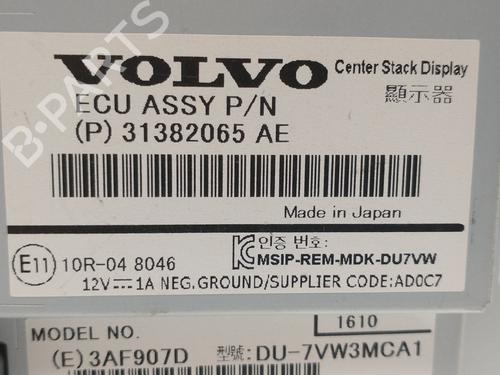 Display monitor VOLVO V60 I (155)  | BP29536518C48 