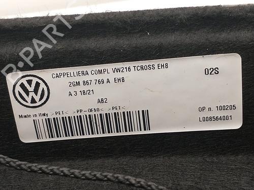 Rear parcel shelf VW T-CROSS (C11, D31) | BP40182774C85 - Image 4