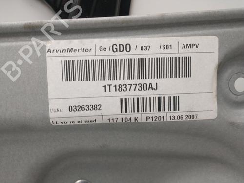 Front right window mechanism VW TOURAN (1T1, 1T2)  | BP23143744C23 