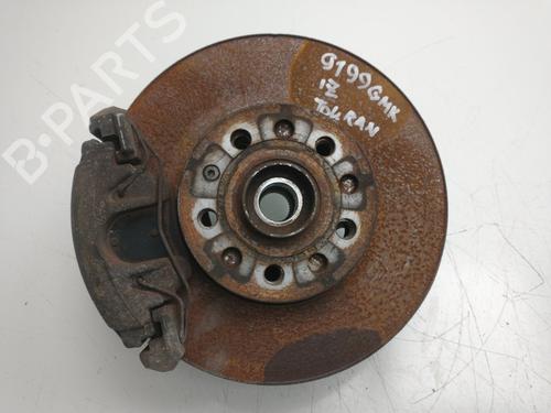 Used Left front steering knuckle Left front steering knuckle VW TOURAN (1T1, 1T2) 1.9 TDI (105 hp) 33852801 33852801