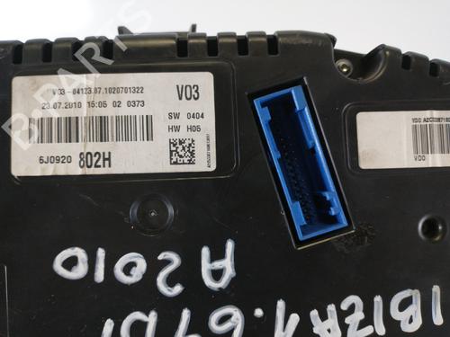 Instrument cluster SEAT IBIZA IV ST (6J8, 6P8)  | BP7506902C47 