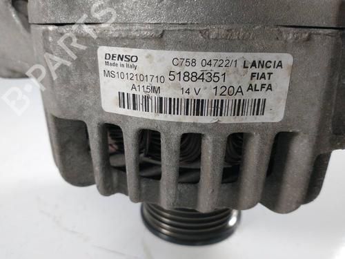 Alternator FIAT 500X (334_) 1.6 D Multijet (334AXA1B, 334AXA11) | BP17720307M7 