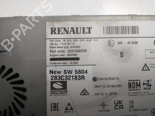 Radio RENAULT MEGANE IV Hatchback (B9A/M/N_) 1.3 TCe 115 (B9N9) | BP15560124E6 