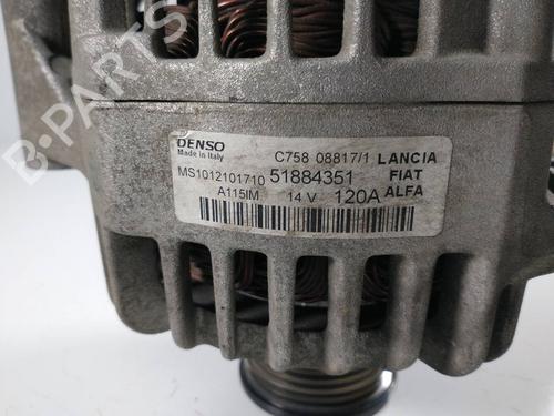 Alternator FIAT 500X (334_) 1.6 D Multijet (334AXA1B, 334AXA11) | BP17720312M7 