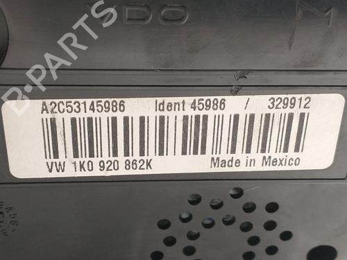 Instrument cluster VW GOLF V (1K1) | BP30729942C47