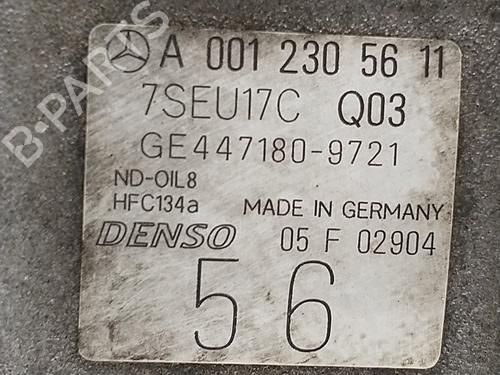 AC compressor MERCEDES-BENZ CLC-CLASS (CL203)  | BP32140035M34 