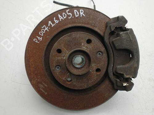 Used Right front steering knuckle Right front steering knuckle PEUGEOT 1007 (KM_) [2005-2026] 33710214 33710214