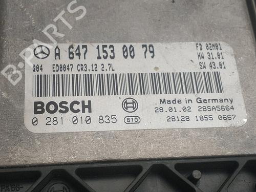 Engine control unit (ECU) MERCEDES-BENZ E-CLASS (W211) E 270 CDI (211.016) | BP29333291M57 