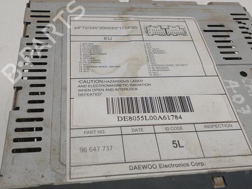Radio CHEVROLET CAPTIVA (C100, C140)  | BP25938800E6 