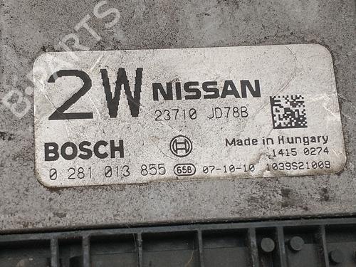 Engine control unit (ECU) NISSAN QASHQAI / QASHQAI +2 I (J10, NJ10, JJ10E)  | BP25443545M57 