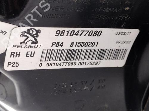 Right taillight PEUGEOT 3008 I MPV (0U_)  | BP30113307C35 