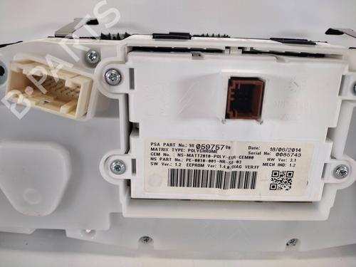 Instrument cluster PEUGEOT 208 I (CA_, CC_)  | BP10208854C47 
