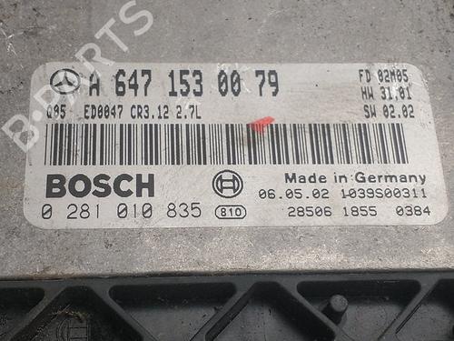 Engine control unit (ECU) MERCEDES-BENZ E-CLASS (W211) E 270 CDI (211.016) | BP29338285M57 
