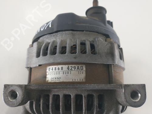 Alternator CHRYSLER VOYAGER IV (RG, RS) 2.5 CRD | BP7506558M7 