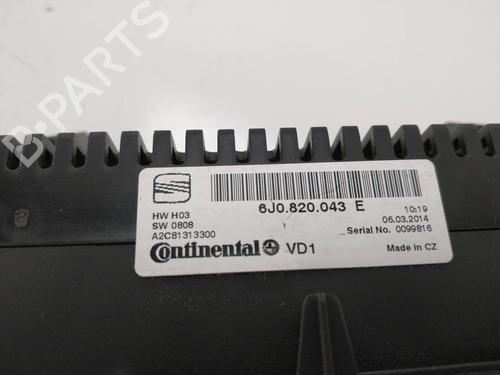 Climate control SEAT IBIZA IV (6J5, 6P1)  | BP8619958I5 