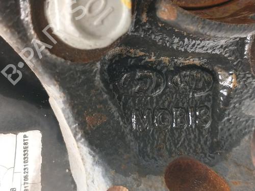 Left front steering knuckle RENAULT MEGANE III Hatchback (BZ0/1_, B3_) 1.2 TCe (BZ16, BZ28) | BP31856003M25 