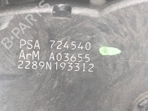 Front left lock PEUGEOT 3008 I MPV (0U_) 1.6 HDi | BP11687370C98 