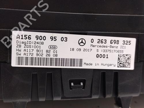 Instrument cluster MERCEDES-BENZ GLA-CLASS (X156) GLA 200 CDI / d (156.908) | BP29856242C47 