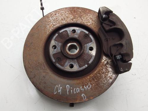 Used Right front steering knuckle Right front steering knuckle CITROËN C4 Picasso I MPV (UD_) 1.6 HDi 110 (112 hp) 32345681 32345681