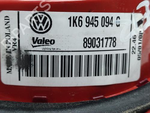Right tailgate light VW GOLF V (1K1)  | BP30901390C80 