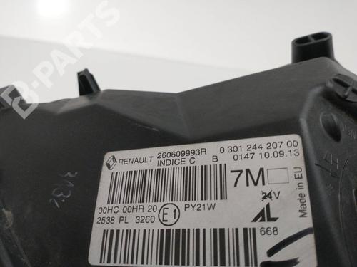 Left headlight RENAULT MEGANE III Coupe (DZ0/1_) 1.2 TCe (DZ16