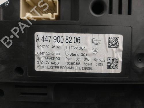 Instrument cluster MERCEDES-BENZ VITO Mixto (Double Cabin) (W447) 109 CDI (447.701, 447.703, 447.705) | BP21570913C47 