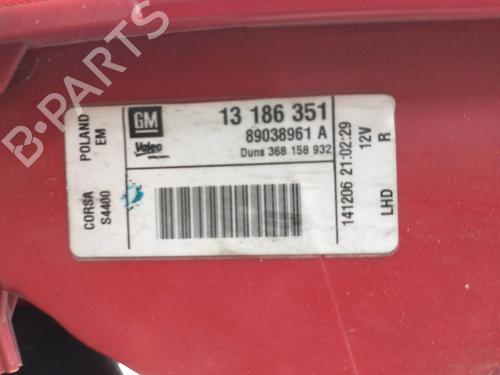Right taillight OPEL CORSA D (S07)  | BP7508973C35 