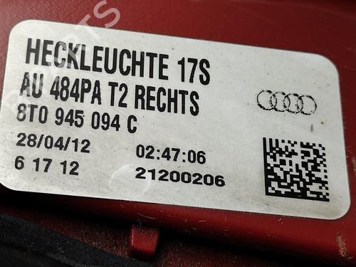 Right tailgate light AUDI A5 (8T3)  | BP29907119C80