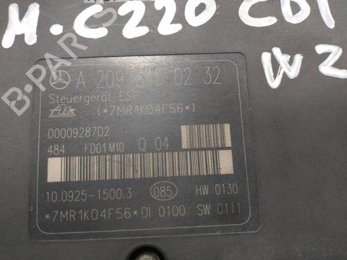 Used ABS pump MERCEDES-BENZ C-CLASS (W203) C 200 CDI (203.004) (116 hp) 7508765
