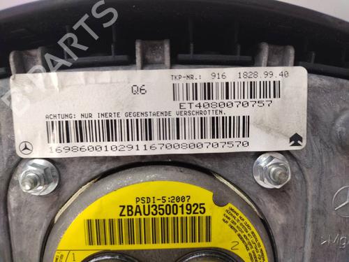 Driver airbag MERCEDES-BENZ A-CLASS (W169) A 180 CDI (169.007, 169.307) | BP17684121C9 