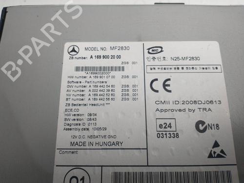Radio MERCEDES-BENZ B-CLASS Sports Tourer (W245) B 200 CDI (245.208) | BP16022887E6 