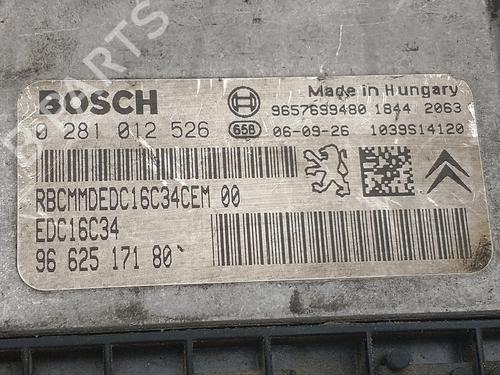Engine control unit (ECU) PEUGEOT 206+ (2L_, 2M_) 1.4 HDi eco 70 | BP33818250M57 - Image 3