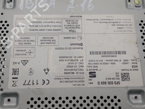 Radio SEAT IBIZA IV SC (6J1, 6P5)  | BP24145280E6 