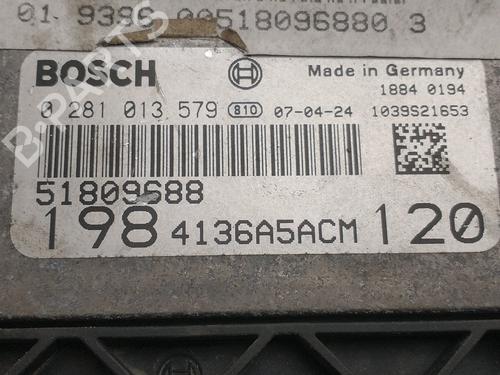 Engine control unit (ECU) FIAT BRAVO II (198_) 1.9 D Multijet (198AXC1B) | BP31753367M57
