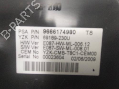 Instrument cluster PEUGEOT 3008 I MPV (0U_) 1.6 HDi | BP11253508C47 