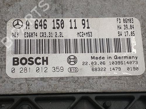 Engine control unit (ECU) MERCEDES-BENZ VITO / MIXTO Van (W639) 111 CDI (639.601, 639.603) | BP35738058M57 - Image 4