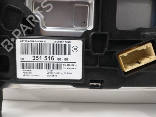 Instrument cluster OPEL CORSA F (P2JO) 1.2 (68) | BP8596444C47 