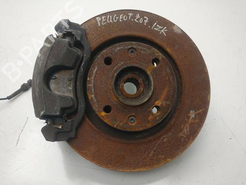 Used Left front steering knuckle Left front steering knuckle PEUGEOT 207 (WA_, WC_) 1.6 16V (109 hp) 32368801 32368801