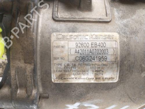 AC compressor NISSAN NAVARA NP300 (D40) 2.5 dCi 4WD | BP13891381M34 