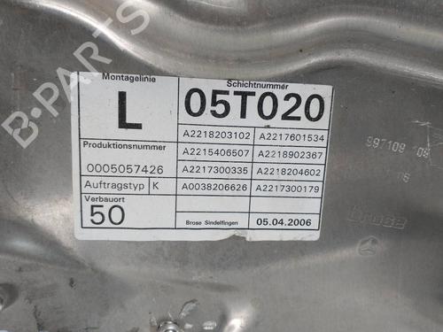 Rear left window mechanism MERCEDES-BENZ S-CLASS (W221, V221)  | BP10266148C24 