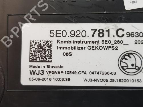 Instrument cluster SKODA OCTAVIA III Combi (5E5, 5E6)  | BP17522248C47 