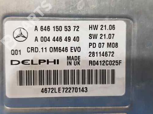 Engine control unit (ECU) MERCEDES-BENZ E-CLASS (W211) E 220 CDI (211.008) | BP7652799M57 