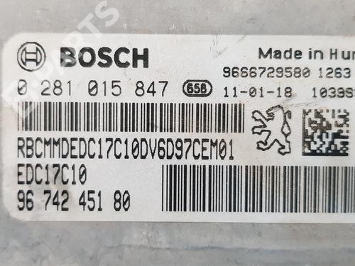 Engine control unit (ECU) CITROËN C3 Picasso (SH_)  | BP8150878M57 