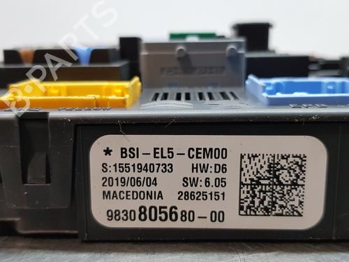 Fuse box PEUGEOT 3008 II SUV (MC_, MR_, MJ_, M4_) 1.2 THP/ PureTech 130 (MRHNSM, MRHNSU, MRHNSJ, MRHNYW,... | BP15061191E1 