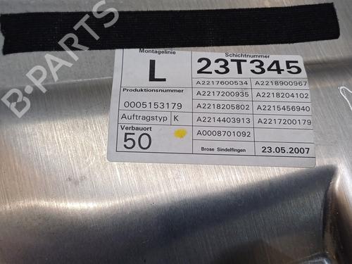 Front left window mechanism MERCEDES-BENZ S-CLASS (W221, V221) S 420 CDI (221.028, 221.128) | BP17664355C22 