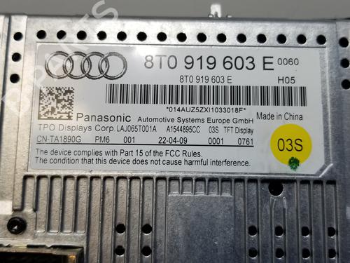 Display monitor AUDI A4 B8 (8K2) 2.0 TDI | BP17774678C48 