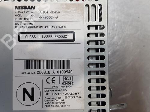 Radio NISSAN QASHQAI / QASHQAI +2 I (J10, NJ10, JJ10E) 1.6 | BP10384688E6 