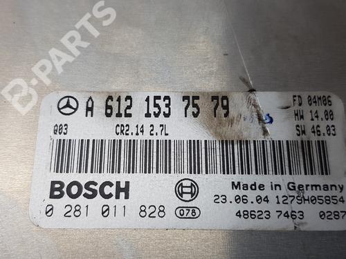 Engine control unit (ECU) MERCEDES-BENZ C-CLASS (W203) C 270 CDI (203.016) | BP7822223M57 